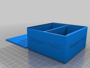 stepper-Zeug - 2room box Organisation angepasst 3d print model - Mito3D