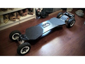 uv trampa 3d concave extension rc des véhicules électrique de longboard planche à roulettes trampaboard 3d print model - Mito3D