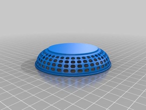 mesh bowl round holes kitchen dining 3d print model - Mito3D