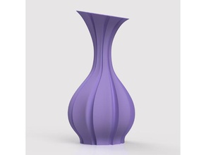 l'oignon vase décor l'avenir twisted 3d print model - Mito3D