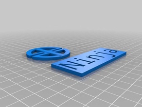 ninja logo 3d printing 3d print model - Mito3D