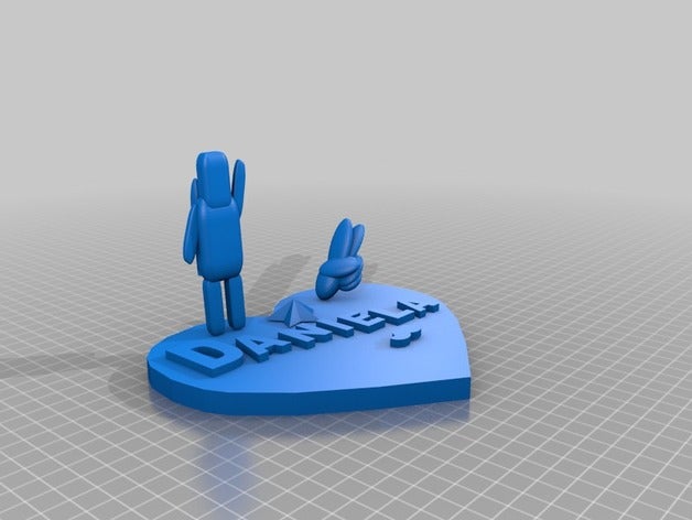 placa daniela 3d printing 3D print model - Mito3D