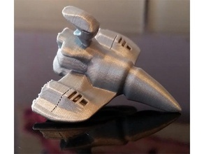jean berkley vaisseau spatial les jouets jeux 3d print model - Mito3D