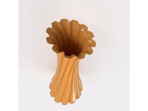 drop vase decor teardrop twist 3d print model - Mito3D