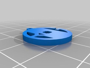 meine kundenspezifische Monogramm-Anhänger mehrere Schleifen Schmuck 3d print model - Mito3D