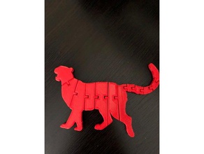 mafsallı cougar hayvanlar 3d print model - Mito3D