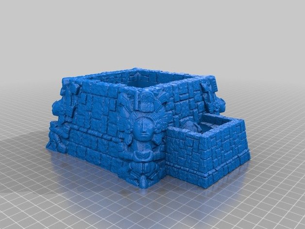 ancient relic planter decor decoration self watering 3D print model - Mito3D