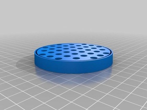 shower drain cover 74mm tapering 745mm bathroom 3d print model - Mito3D