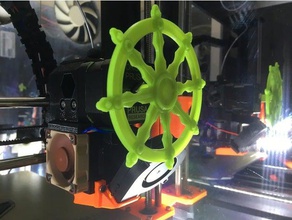 extrusora de rotação da roda do dharma prusa mk25 45degree fã r3 3d a impressora os acessórios indicador visualizer lammesky original i3 mk2 mk3 3d print model - Mito3D