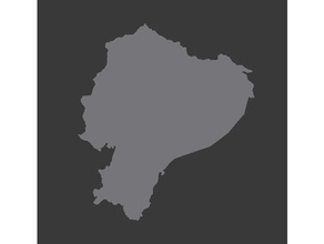 equador país de estrutura tópicos pais decoração 3d print model - Mito3D