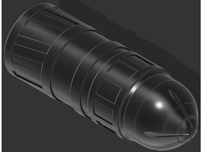 warhammer bolter giro oggetti di scena 40000 40 k bullone pistola proiettile space marine 3d print model - Mito3D