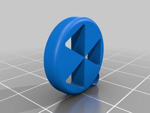 nuclear keyring keychains 3d print model - Mito3D