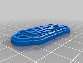 personalizzati portachiavi maria 3d print model - Mito3D
