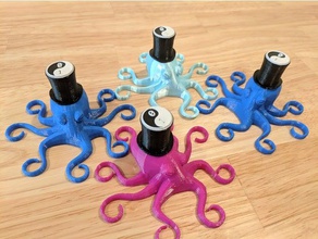 coderdojo fancy octopus animals 3d print model - Mito3D