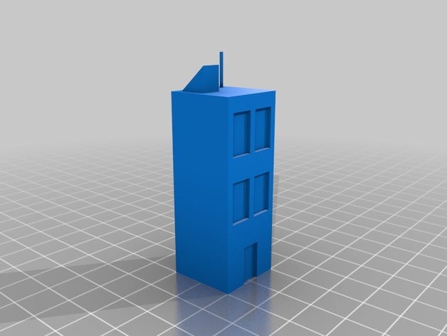 kleines Gebäude Strukturen 3D print model - Mito3D