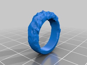 ice ring jewelry jmu3space 3d print model - Mito3D