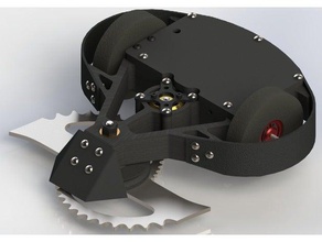jeu 1 lb de robot combat la robotique antweight des robots les horizontal spinner 3d print model - Mito3D