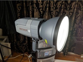 magnetische studio strobe light modifier gel-Halter Kamera flash Beleuchtung Fotografie studio-Beleuchtung 3d print model - Mito3D