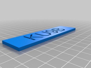 mi distintivo de llamada la placa con el nombre radio aficionado juegos personalizado 3d print model - Mito3D