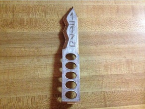 boba fett hayatta kalma bıçak sahne cosplay silah mandalorian star wars gökada swg maket bıçağı 3d print model - Mito3D