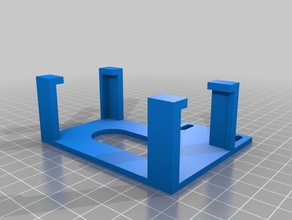 ubiquiti poe injector rackmount bracket parts 3d print model - Mito3D