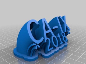 ca-ix 2018 office angepasst 3d print model - Mito3D