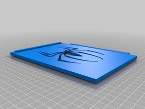 spider-man legal pad holder accessories 3d print model - Mito3D