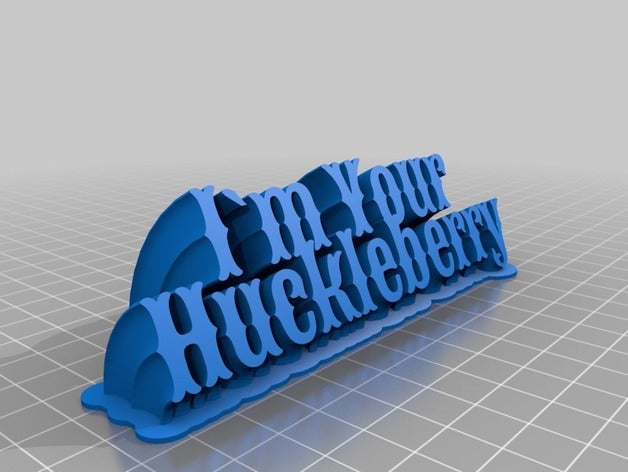 huckleberry ofis özelleştirilmiş 3D print model - Mito3D