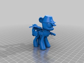 tag thestral sharpshooter 3d printing mlp mlpfim fim pony model 3d print model - Mito3D