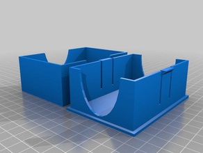 fase 10 scatola di carta h34-w57-d87 giochi personalizzato 3d print model - Mito3D