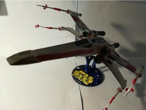 piédestal starwars x-wing 3d l'impression 3d print model - Mito3D