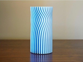 turbine vase no2 décor 3d print model - Mito3D