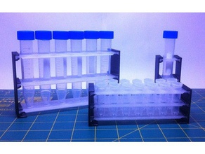 parametric test tube centrifuge rack biology biochemistry molecular science 3d print model - Mito3D