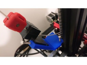 guía de capteur la aleta filamento cr-10 3d impresora accesorios 3d print model - Mito3D