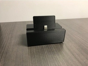 iphone 7+ dock mobile 3d print model - Mito3D