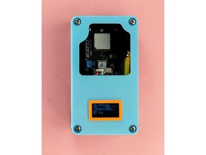 custom lid particle asset tracker enclosure electronics gps oled polycase 3d print model - Mito3D