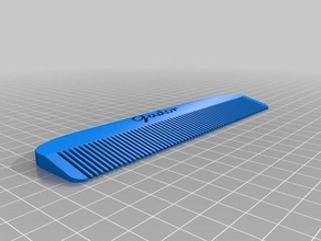 peine de gador cuarto baño personalizado 3d print model - Mito3D