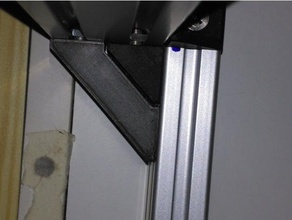 soportes de esquina aluminio perfiles 20x20 20x40 3d la impresión 2020 extrusión 3d print model - Mito3D