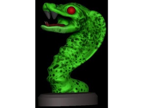 kobra sanat hayvan şekil yılan 3d print model - Mito3D