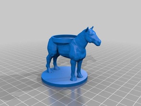 horse mount 28mm miniature toy game accessories base dd dnd dungeons dragons pathfinder rpg support 3d print model - Mito3D