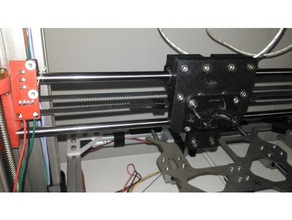 Impresora 3d eje de carro anet a8 prusa i3 la impresión el eje-x x-transporte 3d print model - Mito3D