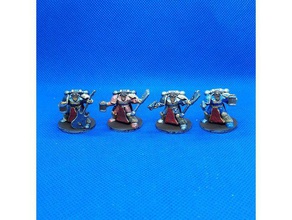 l'espace dwarf games 28mm ale armor axe blaster chaos fighter jetblaster jetpack marine mug power soldier tabletop wargame warhammer 3d print model - Mito3D