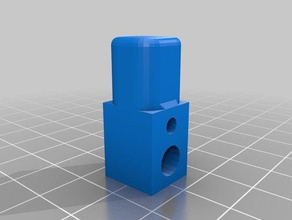 raise3d n2+ Duell-block löschen Drucker Teile 3d print model - Mito3D