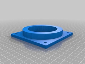 4 de ventilación montaje en superficie 3d impresión 3d print model - Mito3D