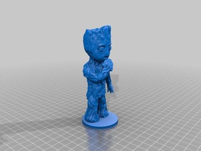 grot pizza 3d printing do not want no more groots 3d print model - Mito3D