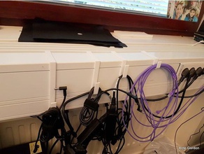 thorsman câble canal crochets de 73 mm large 25 à 150 bureau la gestion des câbles 3d print model - Mito3D