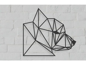 fox-Wand-Aufbau 2d Kunst Strukturen 3d print model - Mito3D