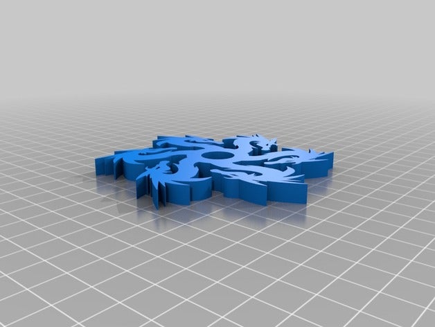 cool dragon fidget spinner toys games 3D print model - Mito3D