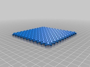 chain mail 120x120mm accessories customized 3d print model - Mito3D