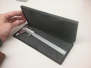 customizable caliper case organization 3d print model - Mito3D